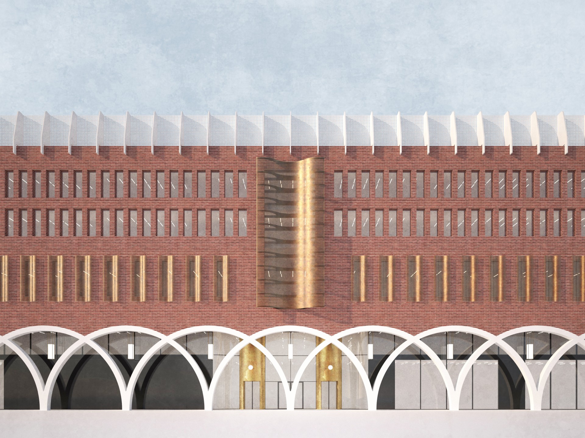 Gewerbe- und Bürogebäude „The Yard“ im Westfield Hamburg-Überseequartier, Hamburg